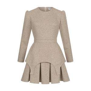 Dress Adel mini with basque beige