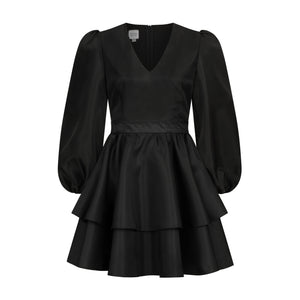 Dress Megan with organza black