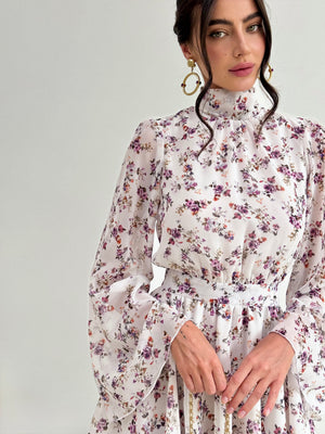 Dress Sicilya milk chiffon