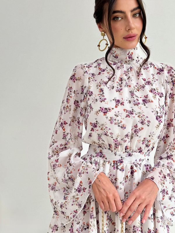 Dress Sicilya milk chiffon