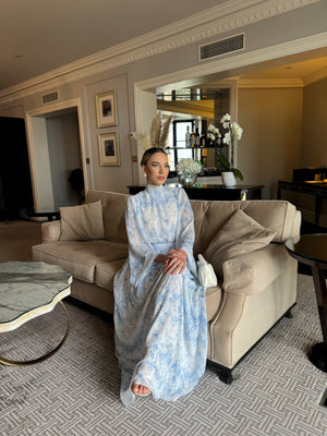 Sicilya blue dior maxi