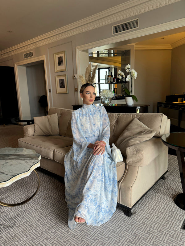 Sicilya blue dior maxi
