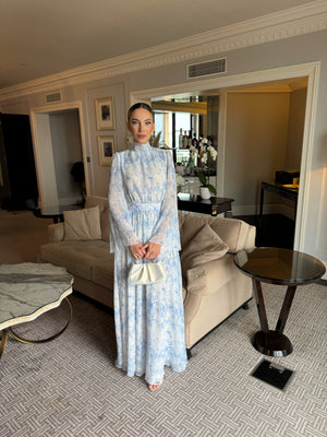 Sicilya blue dior maxi