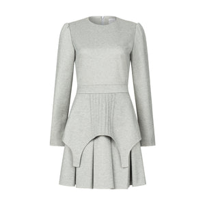 Dress Adel mini with basque gray