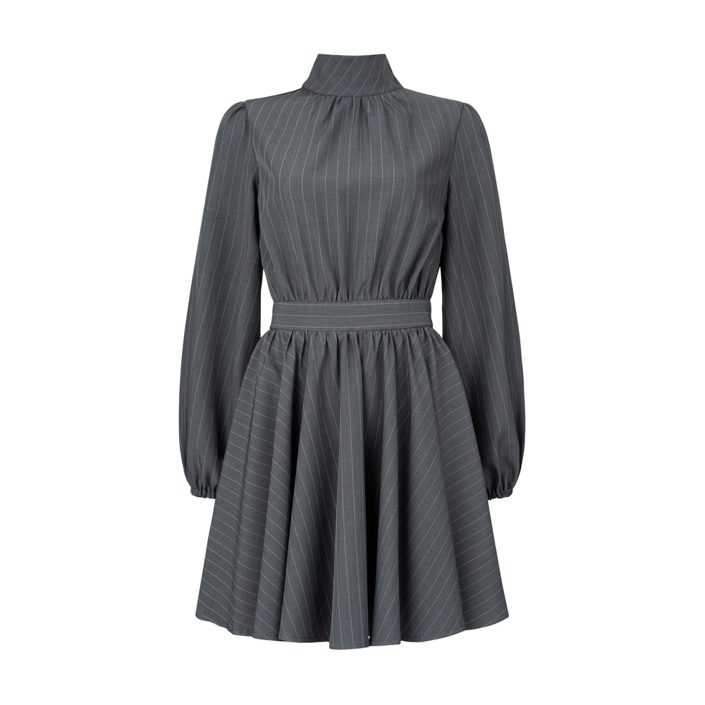 Dress Sicily suit gray striped