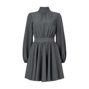 Dress Sicily suit gray striped