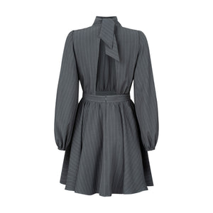 Dress Sicily suit gray striped