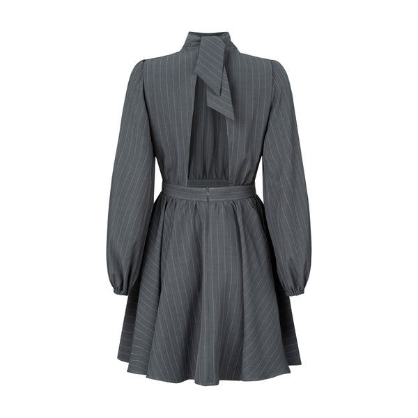 Dress Sicily suit gray striped