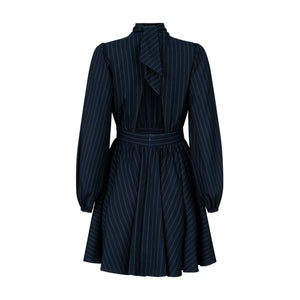 Sicilia blue striped dress