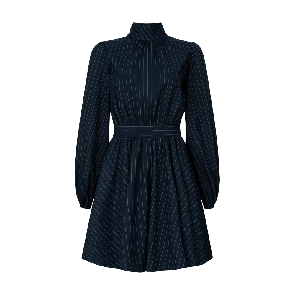 Sicilia blue striped dress