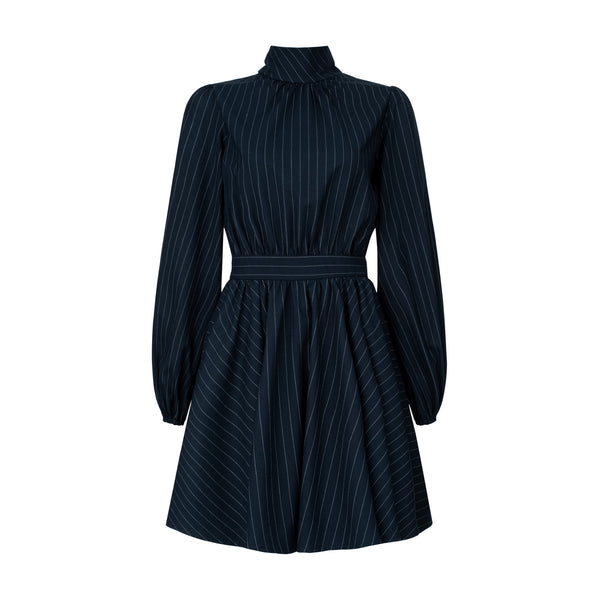 Sicilia blue striped dress