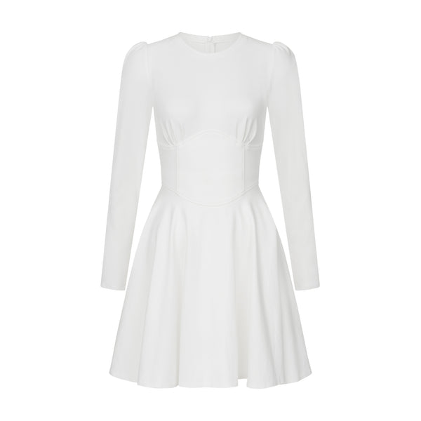 Dress angel corset white