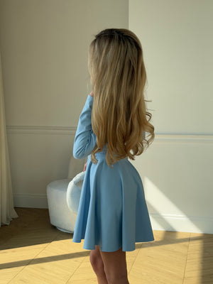 Dress angel corset blue