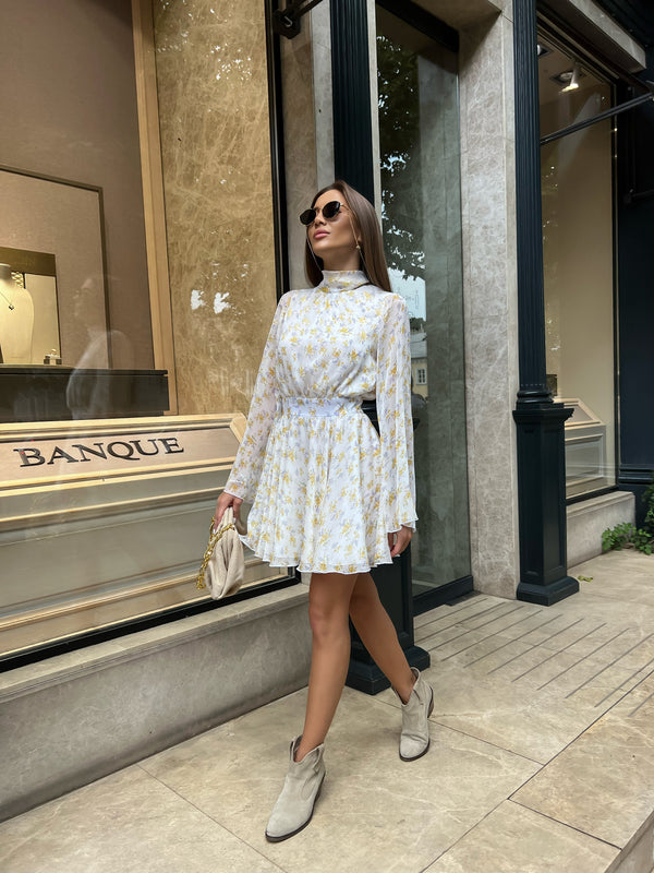 Dress Sicilya yellow harvester