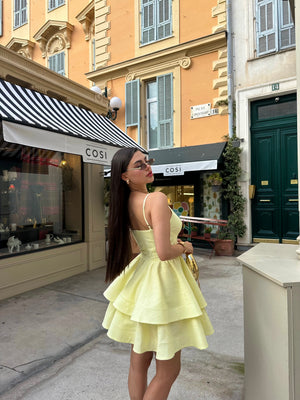 Dress Bella butter yellow