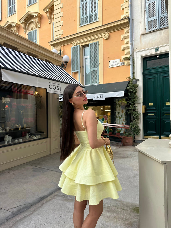Dress Bella butter yellow