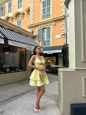 Dress Bella butter yellow