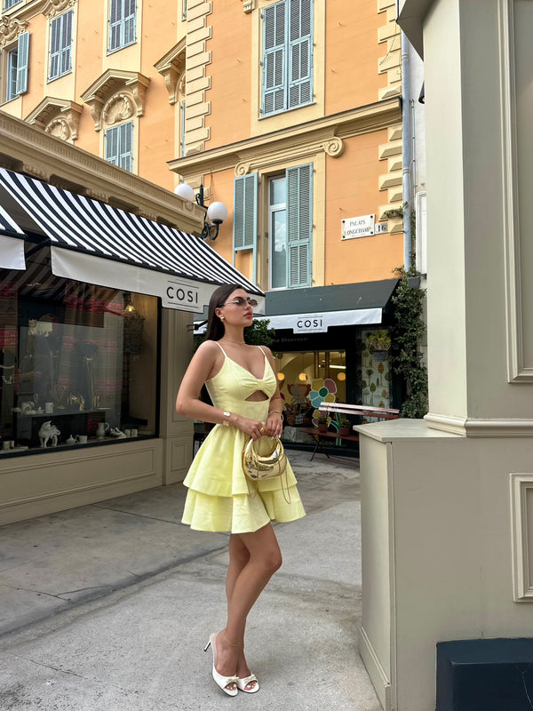 Dress Bella butter yellow