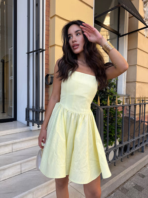 Dress Sabrina butter yellow