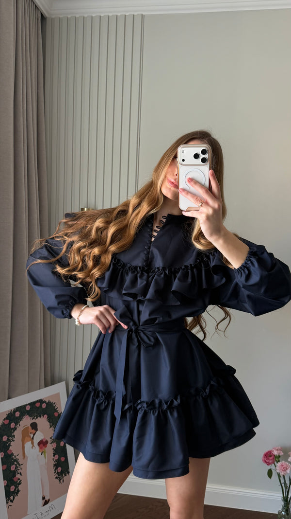 Dress Margaret dark blue