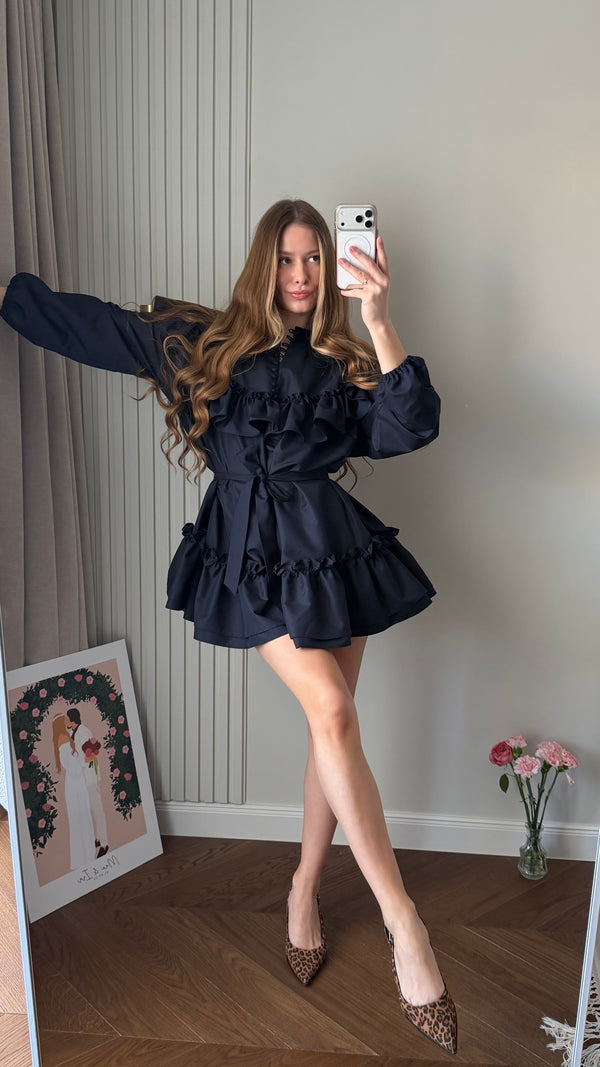 Dress Margaret dark blue