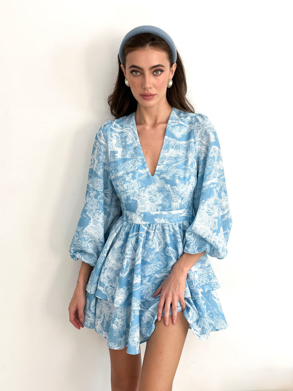 Сукня Klari in the style of Dior made of polished linen