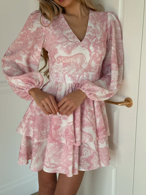 Dress Klari dior pink tigers