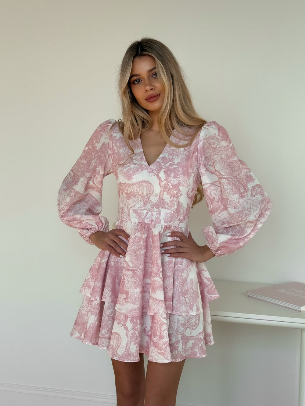 Dress Klari dior pink tigers