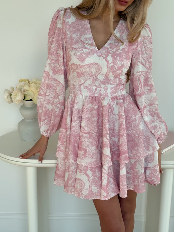 Dress Klari dior pink tigers