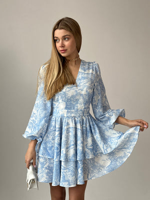 Dress Klari dior blue tigers