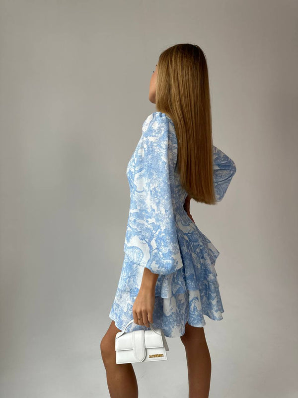 Dress Klari dior blue tigers