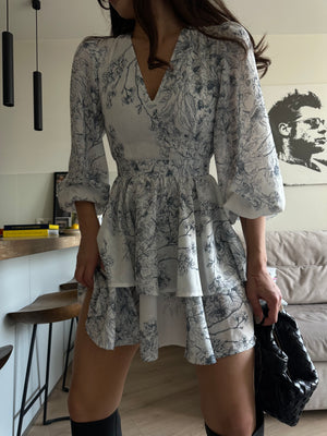 Dress Klari dior black branches