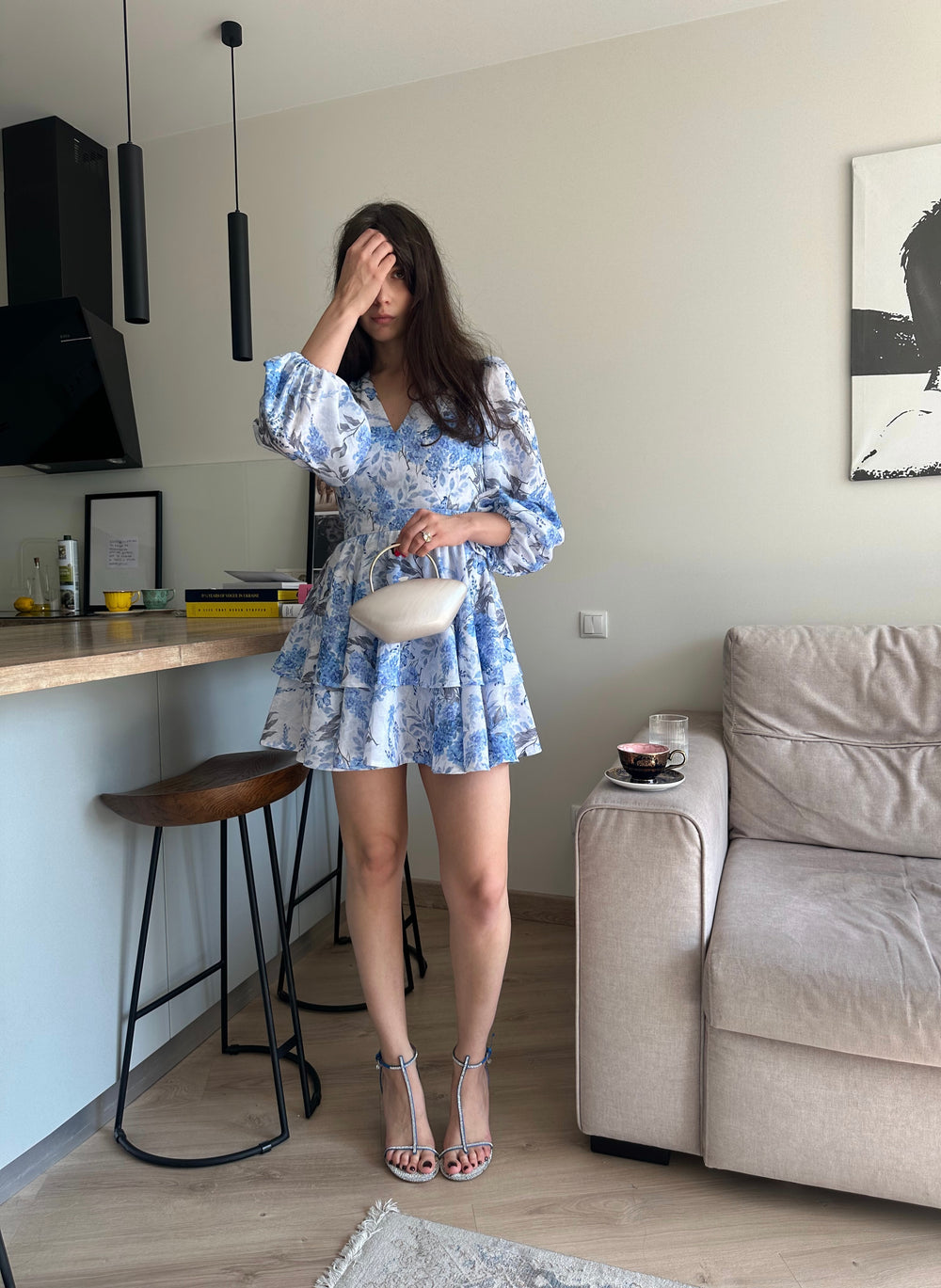 Dress Klari dior blue wisteria