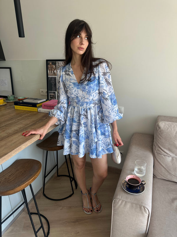 Dress Klari dior blue wisteria