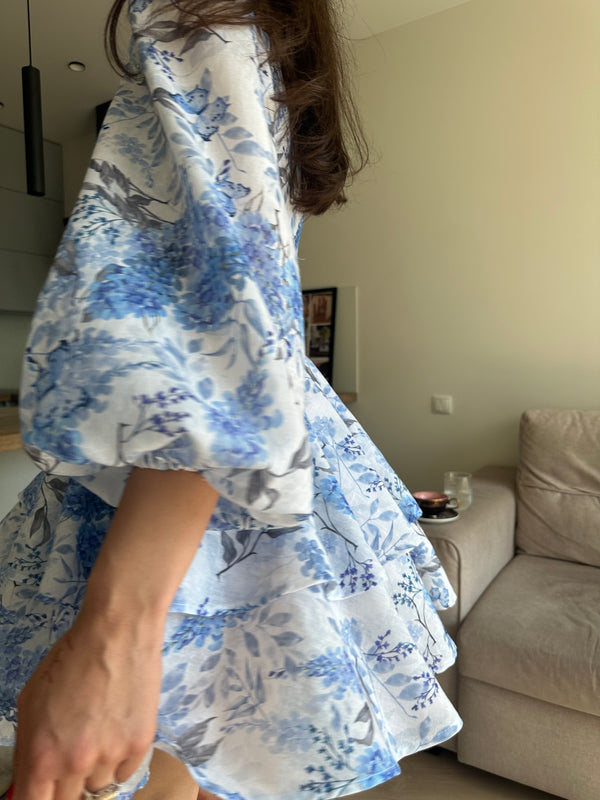 Dress Klari dior blue wisteria