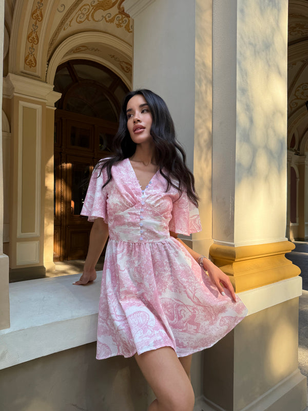 Dress Elian dior pink tigers