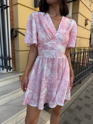 Dress Elian dior pink tigers