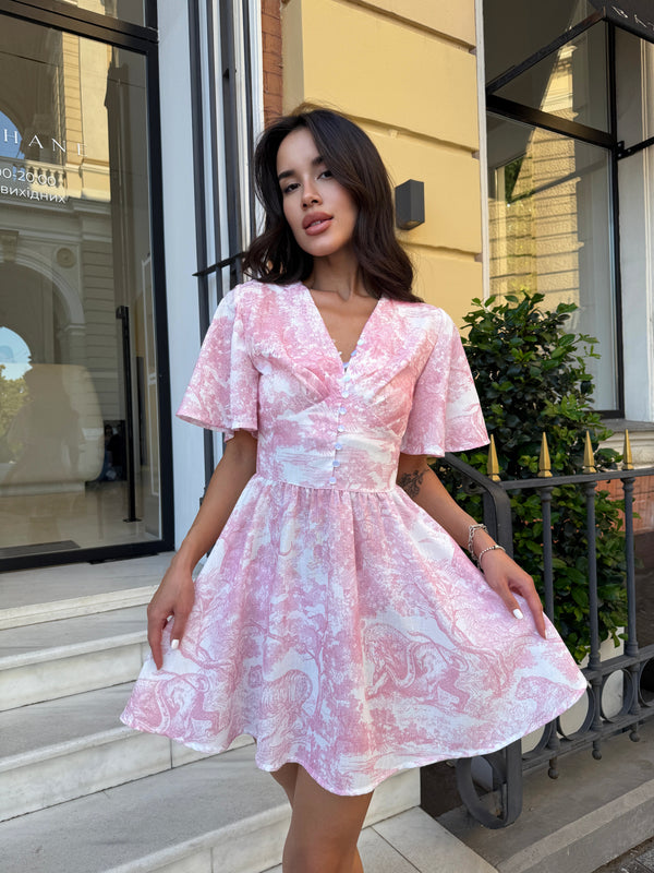 Dress Elian dior pink tigers