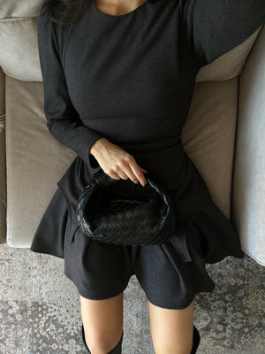 Dress Adel mini with basque graphite
