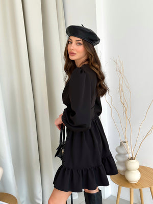 Dress Floral black suit