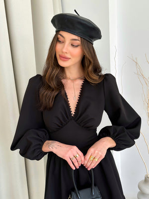 Dress Floral black suit