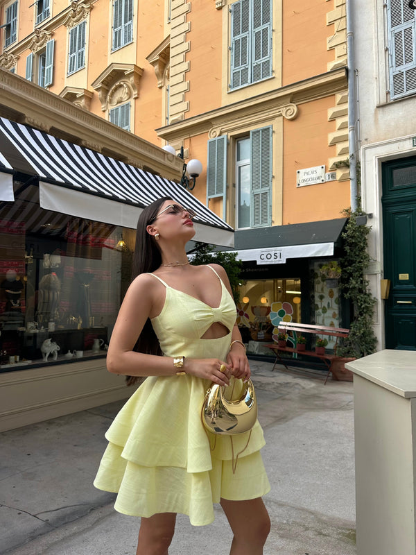 Dress Bella butter yellow