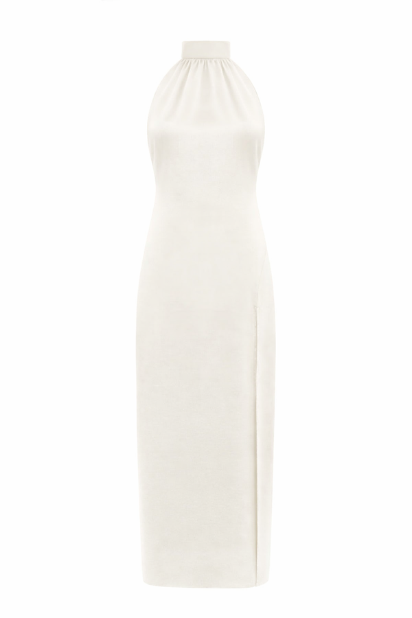 Dress Ella midi white