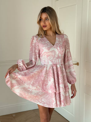 Dress Klari dior pink tigers