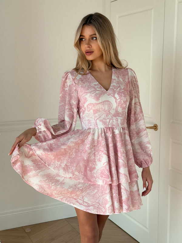 Dress Klari dior pink tigers